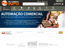 Tablet Screenshot of planetainfo.com.br